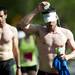A participant pours water over his head during the Dexter-Ann Arbor Run on Sunday, June 2. Daniel Brenner I AnnArbor.com